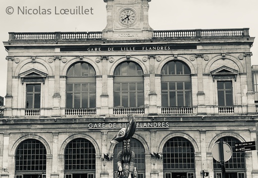 Façade de la Gare de Lille Flandres