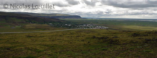 En arrivant sur Hveragerði