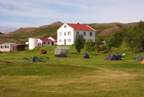 Camping à Reykjahlid, au bord du lac Myvatn